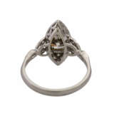 Ring mit Altschliffdiamant ca. 1,3 ct, - Foto 4