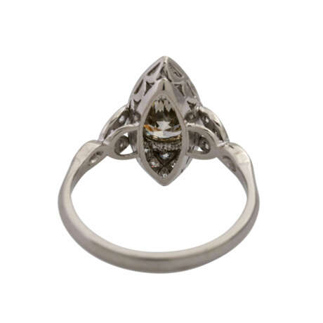 Ring mit Altschliffdiamant ca. 1,3 ct, - photo 4