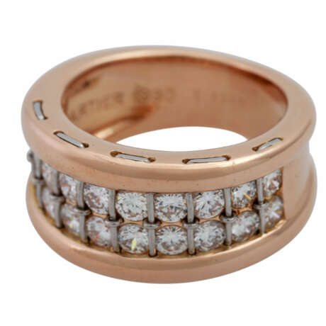 CARTIER Ring mit Brillanten, zusammen ca. 1,4 ct, - фото 5