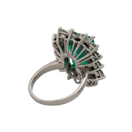 Bedeutender Ring mit feinem Kolumbianischem Smaragd - photo 3