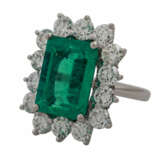 Bedeutender Ring mit feinem Kolumbianischem Smaragd - photo 5