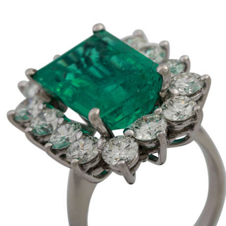 Bedeutender Ring mit feinem Kolumbianischem Smaragd - photo 6
