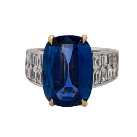 Eleganter Ring mit hochfeinem Ceylon Saphir - photo 2