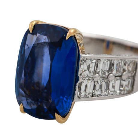 Eleganter Ring mit hochfeinem Ceylon Saphir - фото 5