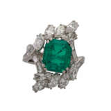 Ring mit hochfeinem kolumbianischen Smaragd - photo 2