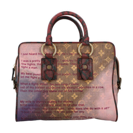 LOUIS VUITTON Henkeltasche "RICHRAD PRINCE GRADUATE MONOGRAM JOKES", Kollektion: 2008, Neupreis: ca. 2.000,-€. - Foto 2