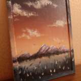 Painting “Sunset in Altai”, Acrylic paint, Realist, Landscape painting, USA, 2015 - photo 3
