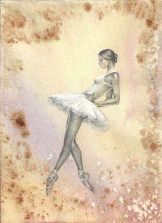 Painting “Ballet, ballet, ballet ... Drawing 2021 Author - Mishareva Natalia”, Paper, Mixed media, Realist, Portrait, Ukraine, 2021 - photo 1