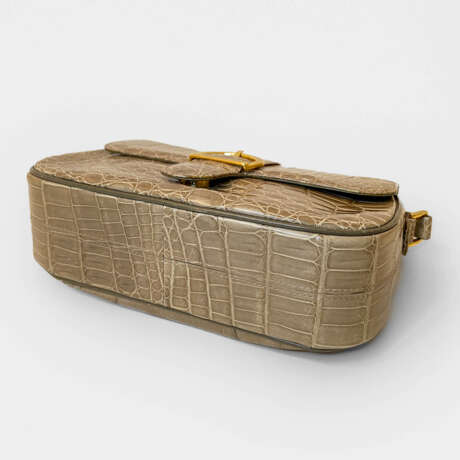 Handbag “Vintage bag made of crocodile skin Accent. Japan, genuine leather, handmade, 2000”, Crocodile leather, Japan, 2000 - photo 3