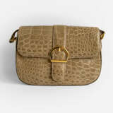 Handbag “Vintage bag made of crocodile skin Accent. Japan, genuine leather, handmade, 2000”, Crocodile leather, Japan, 2000 - photo 1