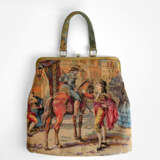Handbag “Vintage JR bag. USA, tapestry, vinyl, handmade, 1950”, Vinyl, USA, 1950 - photo 2