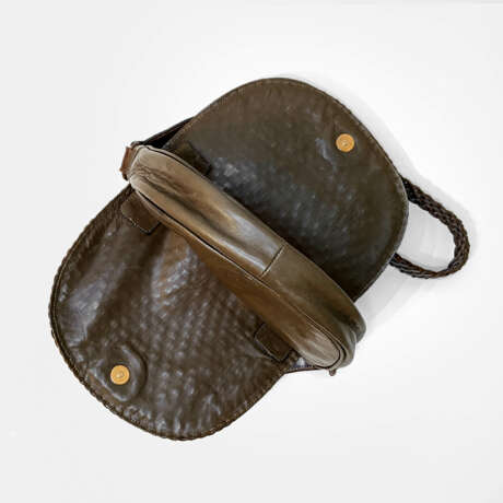 Handbag “Vintage bag De Vecchi. Italy, genuine leather, handmade, 1980-90”, Leather, Italy, 1980 - photo 4
