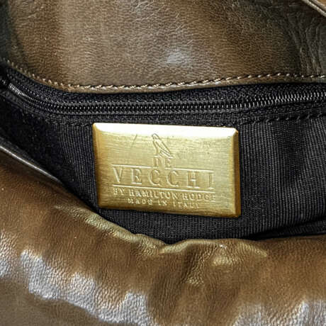 Handbag “Vintage bag De Vecchi. Italy, genuine leather, handmade, 1980-90”, Leather, Italy, 1980 - photo 6