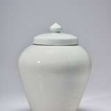A LARGE WHITE PORCELAIN JAR AND A COVER - photo 2