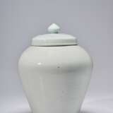 A LARGE WHITE PORCELAIN JAR AND A COVER - фото 3