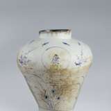 A BLUE-AND-WHITE PORCELAIN JAR WITH AUTUMN GRASSES - photo 1