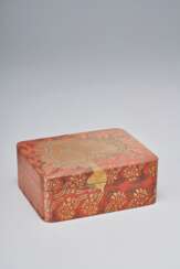 A LACQUER BOX AND COVER