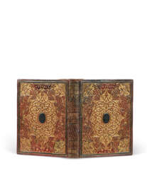 RONSARD, Pierre de (1524-1585) et alii. Chansons d’amour. Anthologie manuscrite, richement orn&#233;e. Manuscrit anonyme, dat&#233; 1575 (au feuillet 27v).
