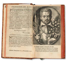 LASPHRISE, Marc Papillon de (1555 - 1599). Les premi&#232;res œuvres po&#233;tiques du Capitaine Lasphrise. Paris : Jean Gesselin, 1597.
