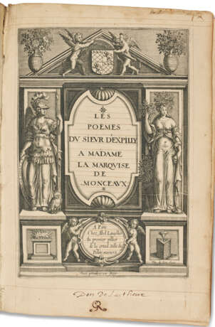 EXPILLY, Claude (1561-1636). Les po&#232;mes du Sieur d’Expilly &#224; Madame la Marquise de Monceaux. Paris : Abel L’Angellier, 1596. - photo 2