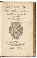 LE LOYER, Pierre (1550 - 1634). Erotopegnie ou passetemps d’amour. Paris : Abel L’Angelier, 1576