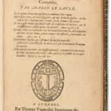 LE SAULX DU SAUSS&#201;, Marin. Theanthropogamie en forme de dialogue par sonnets chrestiens. Londres : Thomas Vautrolier, 1577. - photo 2