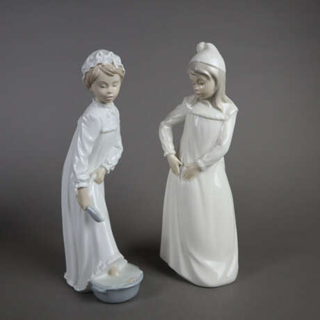Zwei Porzellanfiguren Lladro - photo 1