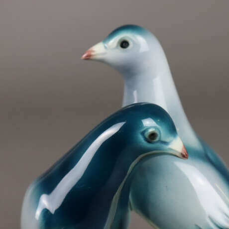 Tierplastik "Taubenpaar" - Foto 4