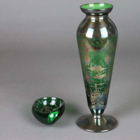 Vase und Ascher mit Silberoverlay - фото 6
