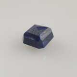 Blauer Saphir- achteckig facettiert, 10,60 ct, lose, mit Zertifikat - Foto 4
