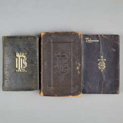 Drei religiöse Miniaturbücher