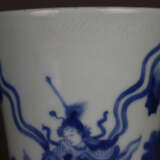 Blau-weiß-Vase - Foto 4