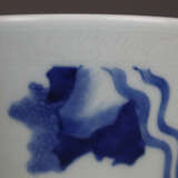 Blau-weiß-Vase - фото 7