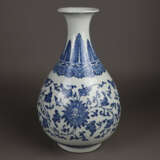 Blau-Weiß-Vase - Foto 1