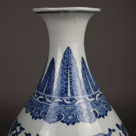 Blau-Weiß-Vase - фото 3