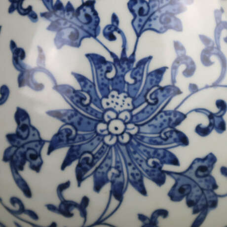 Blau-Weiß-Vase - Foto 4