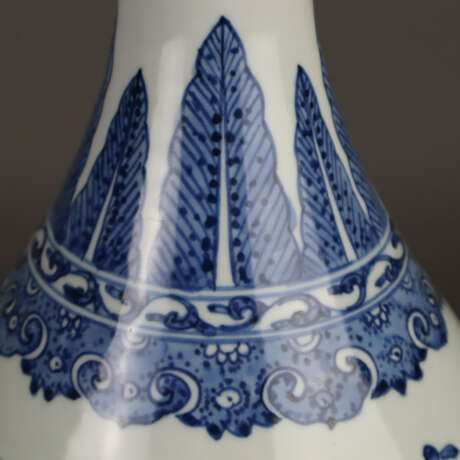 Blau-Weiß-Vase - Foto 5