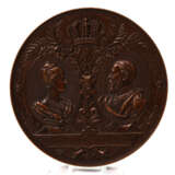 Württemberg - Große Bronzemedaille 1891 von W. Mayer, auf den Regierungsantritt. - Foto 1