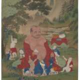 A RARE PAINTING OF THE PATRON, HVASHANG - фото 1