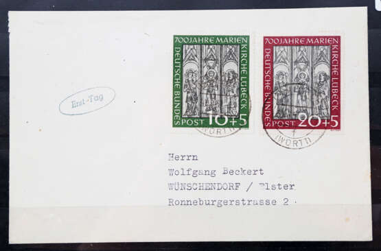 BRD - 1951, Marienkirche, FDC, - photo 1