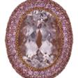 MICHELE DELLA VALLE KUNZITE AND PINK SAPPHIRE RING - Prix ​​des enchères