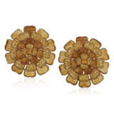 MICHELE DELLA VALLE CITRINE AND YELLOW SAPPHIRE EARRINGS - фото 1