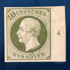 AD Hannover - 1861, 10 Grösse ungebraucht,