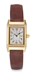 JAEGER LE-COULTRE, REVERSO, 18K YELLOW GOLD AND DIAMOND, REF. 265.1.08 