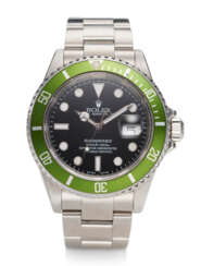 ROLEX, SUBMARINER, STEEL, KERMIT, "Flat 4", REF. 116110