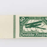 Deutsches Reich - Flugpostmarken 1919, 40 Pf schwarzopalgrün, Mi.-Nr. 112a U, - фото 1