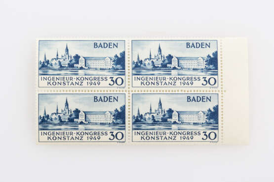 Deutschland nach 1945 - 1949, Französische Zone / Baden, Sonderausgabe zum "Ingenieurkongress in Konstanz", - photo 1