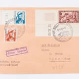 Saarland - 1950-ca.1956, Herrlicher Bestand von Briefen, meist FDC, - Foto 2