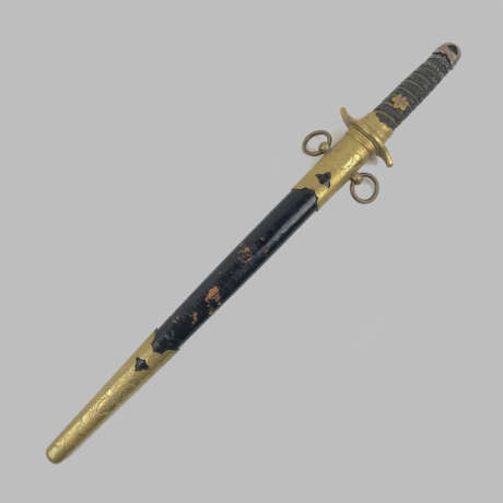 Officer's dagger “Japanese Railroad Official, Model 1909”, Leather, Japan, 1840 - photo 1