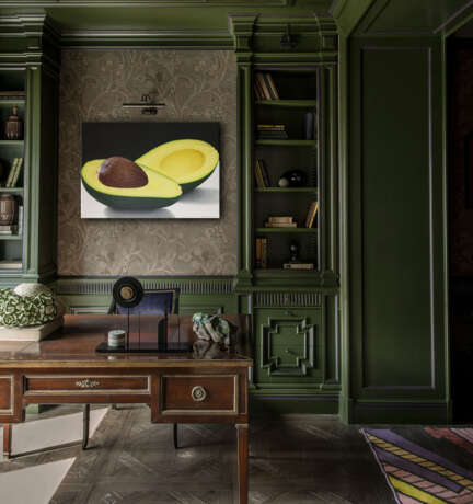 Картина «Просто авокадо», Холст на подрамнике, Акриловые краски, Гиперреализм, Натюрморт, Украина, 2021 г. - фото 3